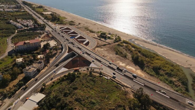 Alanya Doğu Çevre Yolu’nun bir kısmı yarın hizmete açılacak