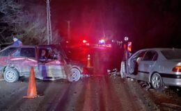 Bolu’da iki otomobil çarpıştı: 1 ölü