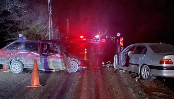 Bolu’da iki otomobil çarpıştı: 1 ölü