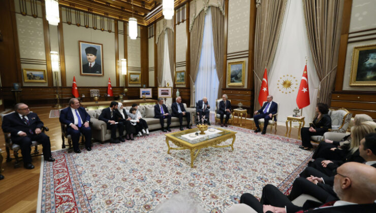 Cumhurbaşkanı Erdoğan, Kültür ve Sanat Büyük Ödülleri’ne layık görülenleri kabul etti