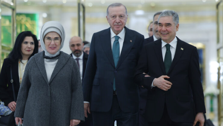 Cumhurbaşkanı Erdoğan Türkmenistan’da