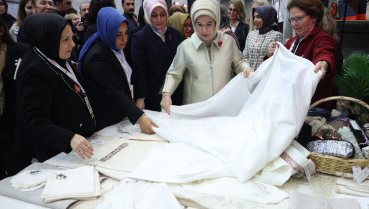 Emine Erdoğan, Artsın Eksilmesin Dönüşüm Pazarının açılışını yaptı