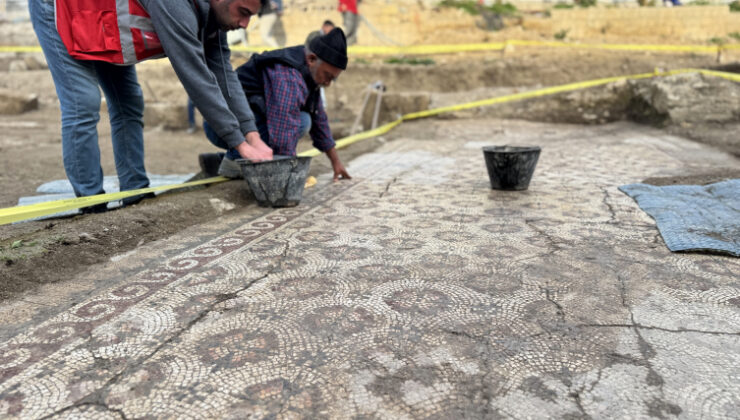 Hatay’da Geç Antik Çağ’a ait mozaik bulundu