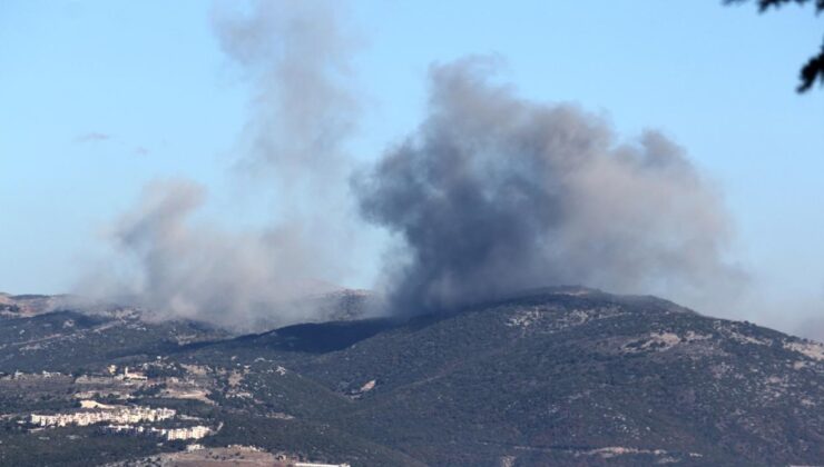 İşgalci İsrail, Lübnan’da birçok bölgeye hava saldırıları düzenledi