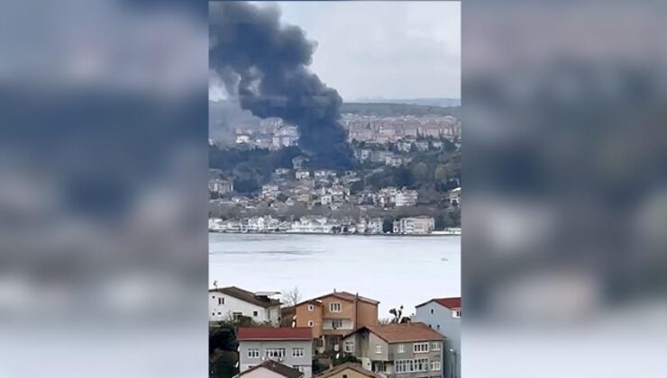 İstanbul’da iş yeri yangını