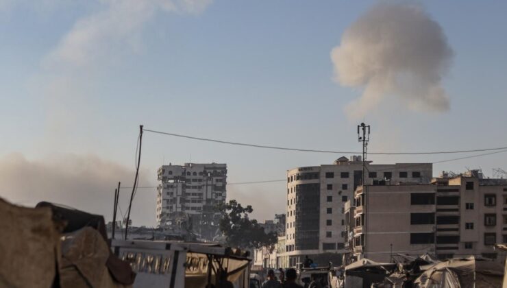 Katil İsrail ordusu, ateşkese rağmen Gazze’de bazı bölgelere saldırılar düzenledi