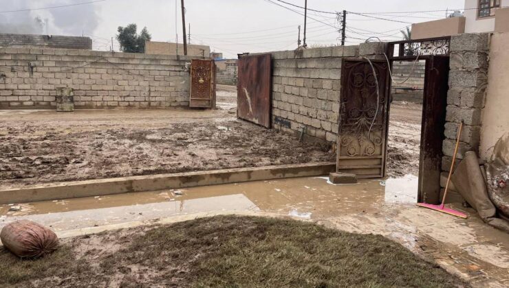 Kerkük’te sel nedeniyle 300 aile yerinden oldu