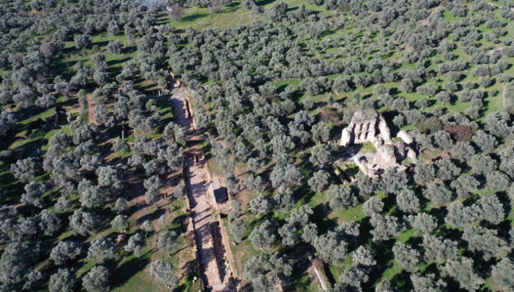 Nysa Antik Kenti’nde 1800 yıllık merdiven ortaya çıktı
