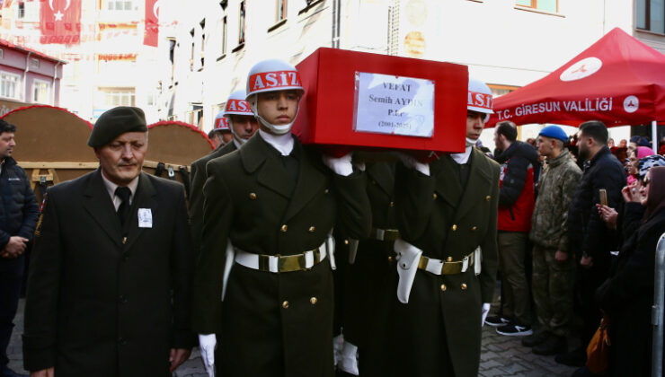 Rahatsızlanarak vefat eden askerimiz Giresun’da toprağa verildi