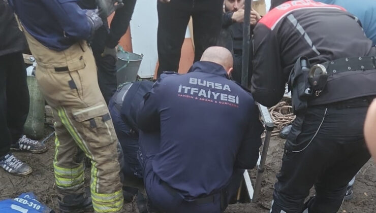 Babasını kurtarmaya çalışırken metan gazından zehirlendi