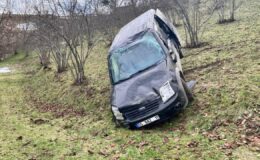 Samsun’da ticari araç fındık bahçesine yuvarlandı: 1 ölü