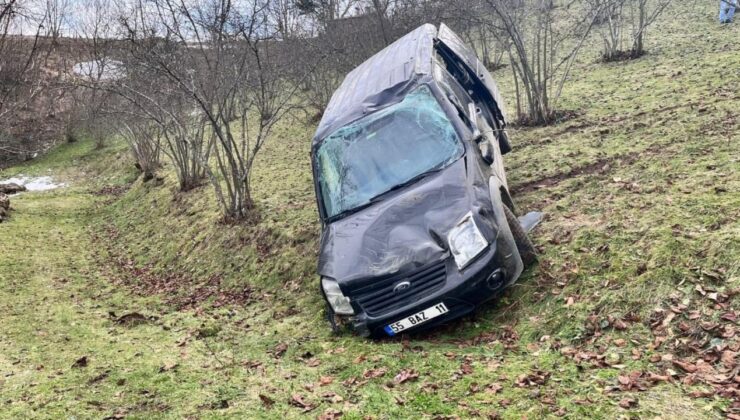Samsun’da ticari araç fındık bahçesine yuvarlandı: 1 ölü
