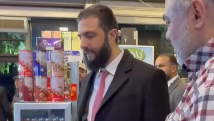 Suriye Cumhurbaşkanı Şara, suikast iddialarının ardından Şam’da market alışverişi yaptı