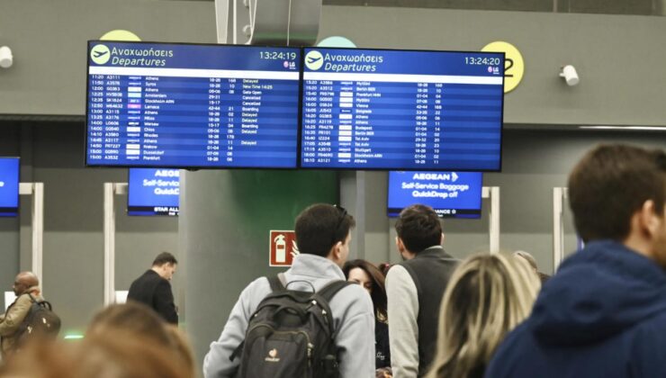 Yunanistan hava sahasındaki teknik arıza nedeniyle çok sayıda uçuş aksadı