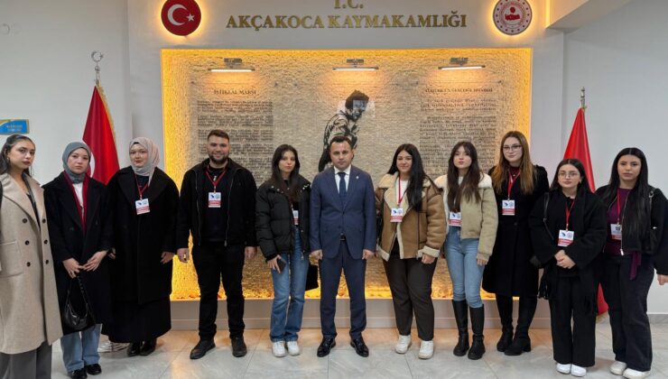 Düzce Üniversitesi Gençler Merak Ediyor Topluluğu’ndan Anlamlı Ziyaret