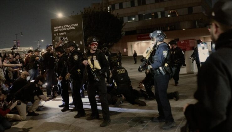 ABD’nin Los Angeles kentindeki ICE karşıtı protestolarda onlarca kişi gözaltına alındı
