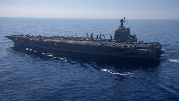 ABD’nin USS Gerald R. Ford uçak gemisi Girit’teki üsten ayrıldı