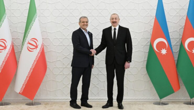 Aliyev ile Pezeşkiyan bölgesel gerilimi görüştü