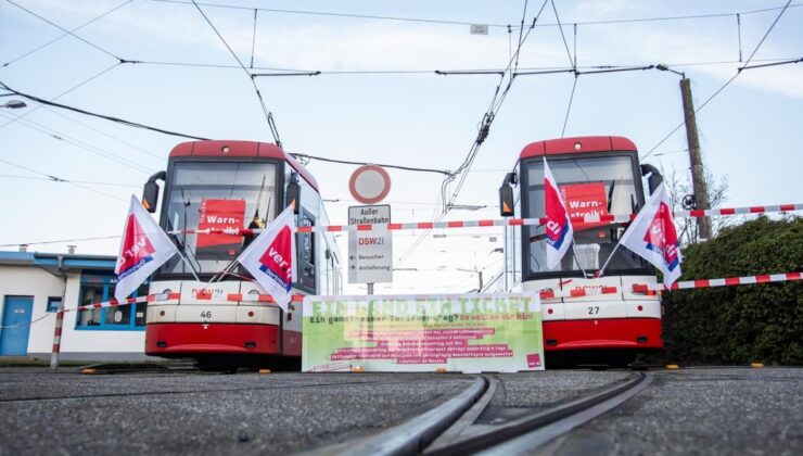 Almanya’da yeni grev dalgası toplu ulaşımı durma noktasına getirdi