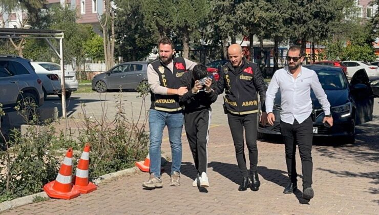 Antalya’da hamile eşini silahla yaralayan koca yakalandı