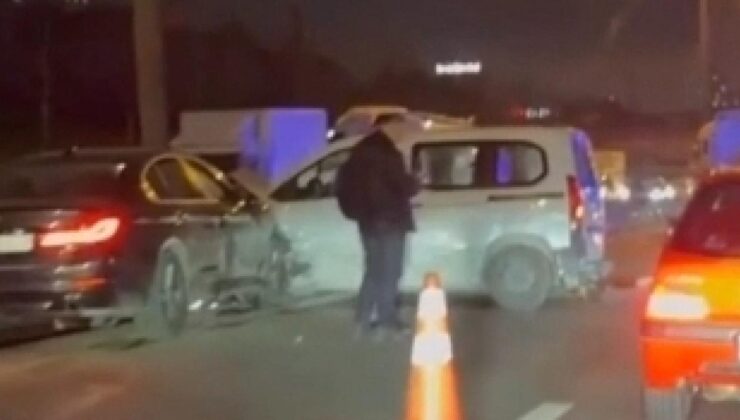 Başakşehir’de zincirleme kaza: 5 yaralı