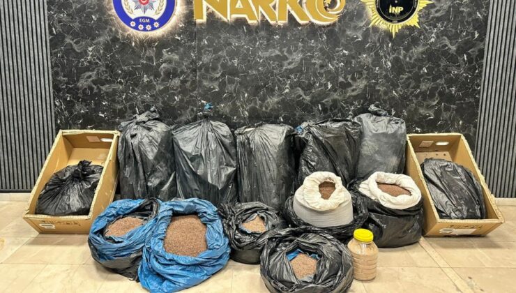 İstanbul’da kahveye emdirilmiş 370 kilo uyuşturucu ele geçirildi