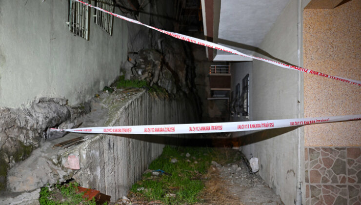 İstinat duvarı çöktü, 3 gündür evlerine giremeyen vatandaşlar mağdur