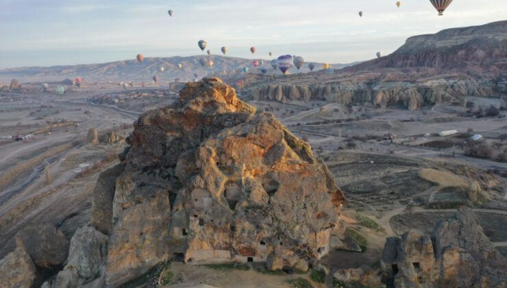 Kapadokya’da balon turlarına 754 bin 98 kişi katıldı