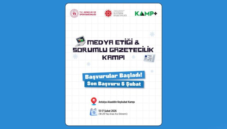 Medya Etiği ve Sorumlu Gazetecilik Kampı başvuruları başladı