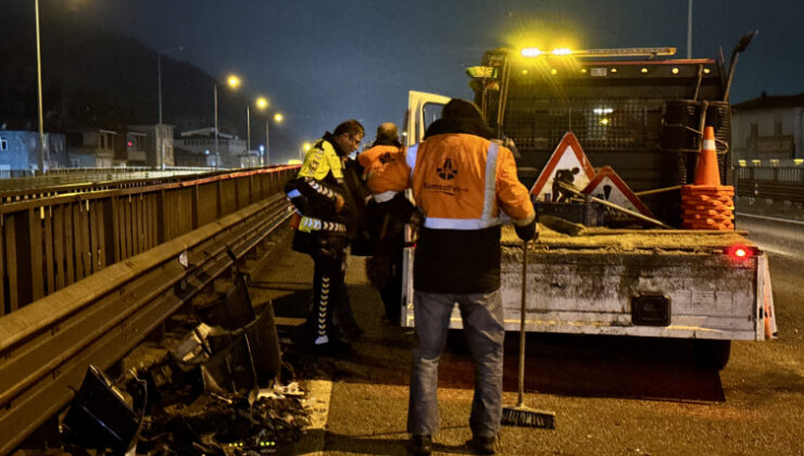 Samsun’da 8 araçlık zincirleme kaza