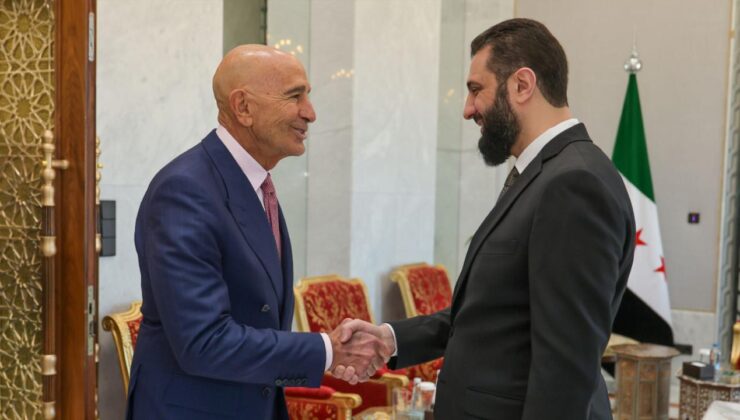 Suriye Cumhurbaşkanı Şara, ABD’nin Suriye Özel Temsilcisi Barrack’ı kabul etti