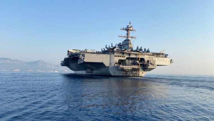 ABD’den, Kızıldeniz’de konuşlu USS Gerald R. Ford uçak gemisindeki yangınla ilgili açıklama