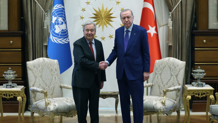 Cumhurbaşkanı Erdoğan, BM Genel Sekreteri Guterres’i kabul etti