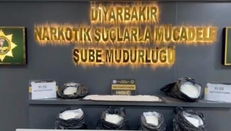 Diyarbakır’da tırda 81 kilogram sentetik uyuşturucu ele geçirildi