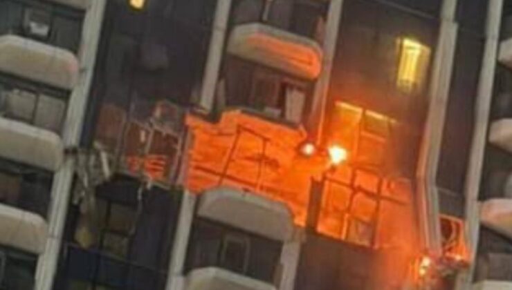 Dubai’de binaya İHA isabet etti