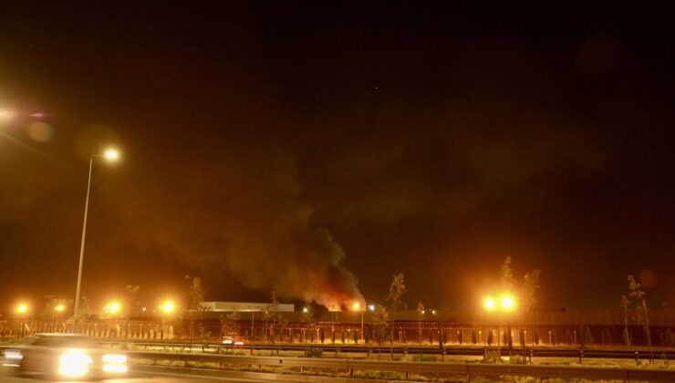 Erbil’de patlama sesleri: Erbil Havalimanında yangın çıktı