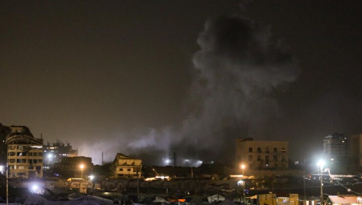 Katil İsrail, gece boyunca Gazze Şeridi’nin çeşitli bölgelerine saldırılar düzenledi