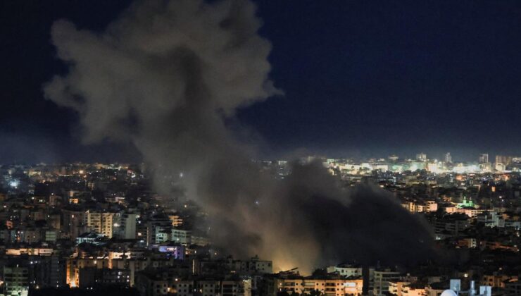 Soykırımcı İsrail’in Beyrut’a düzenlediği saldırıda 2 kişi hayatını kaybetti