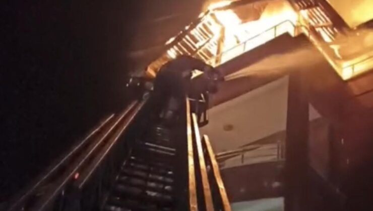 Yozgat’ta apartmanın çatı katında çıkan yangın söndürüldü