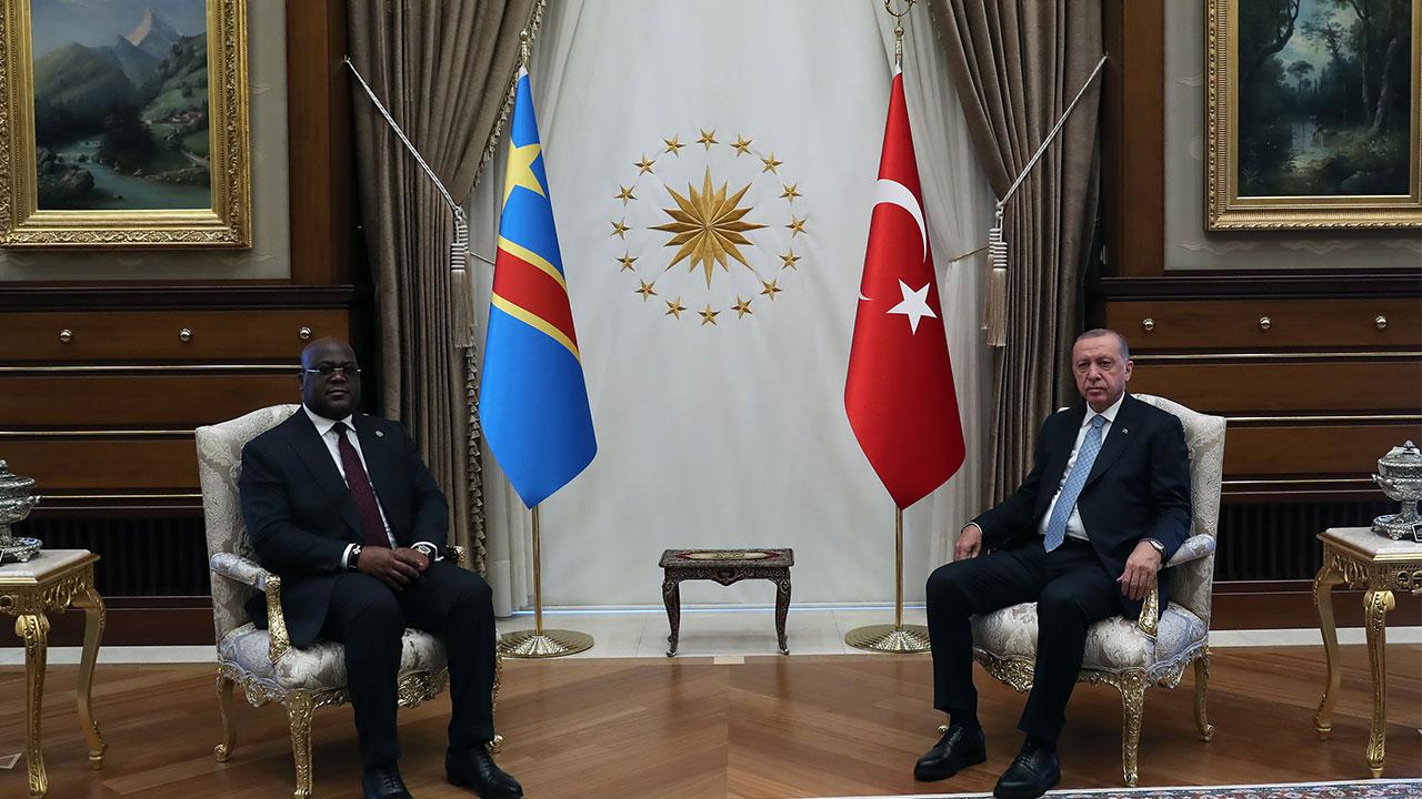 Cumhurbaşkanı Erdoğan Kongolu mevkidaşıyla görüştü