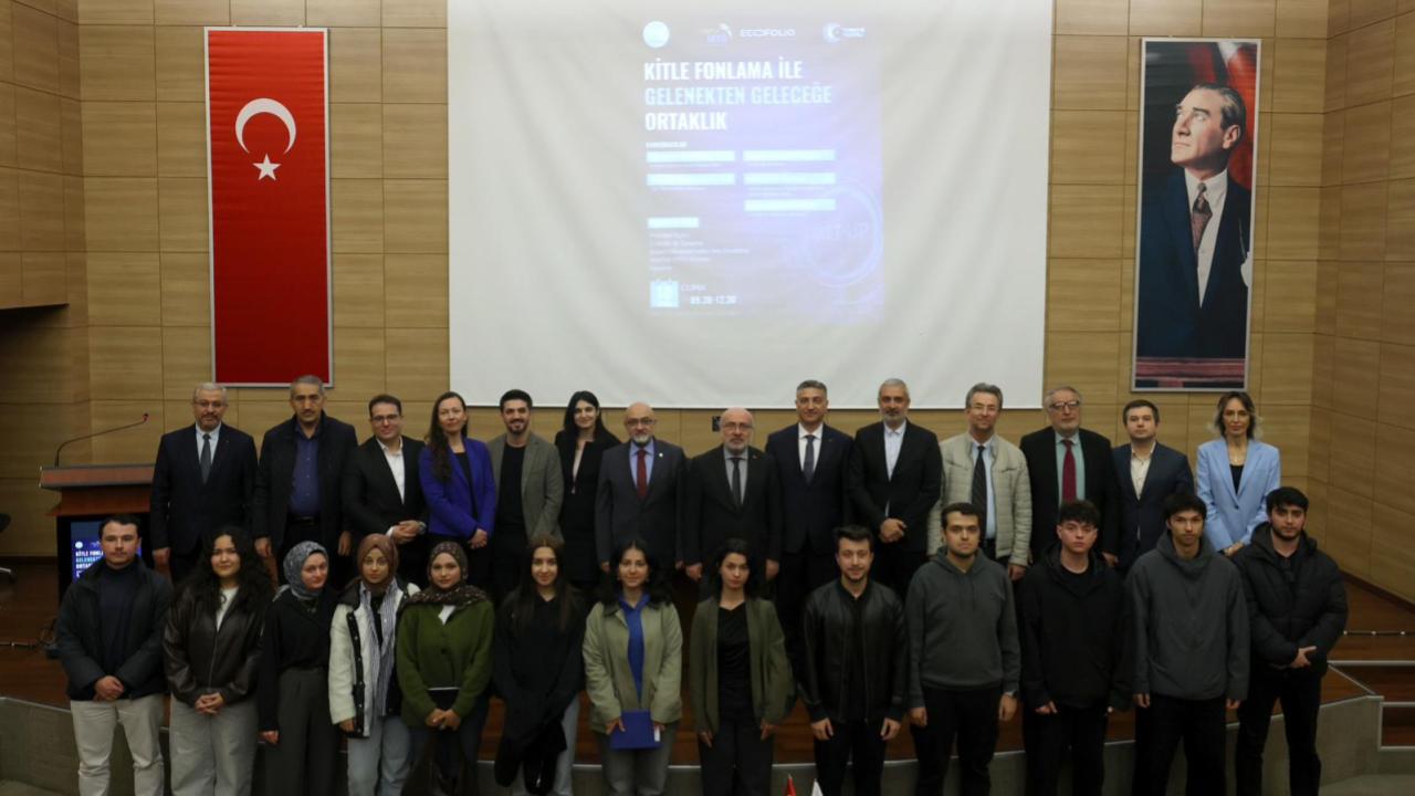 Kayseri Üniversitesi’nde ‘Kitle Fonlama ile Gelenekten Geleceğe Ortaklık’ programı düzenlendi