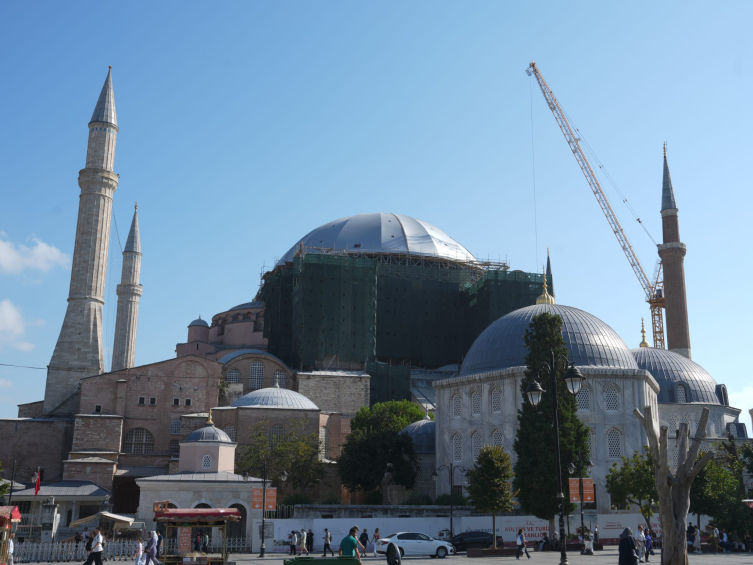 Ayasofyanın kubbesinde güçlendirme ve konservasyon çalışmaları başlıyor