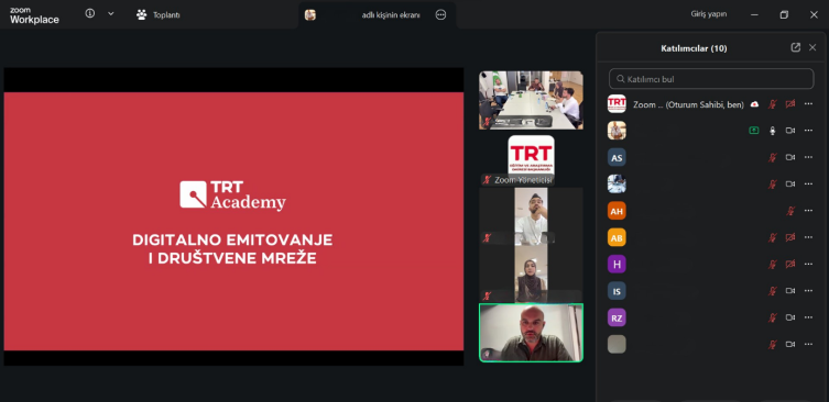 TRT Akademinin uluslararası eğitim ağı büyüyor