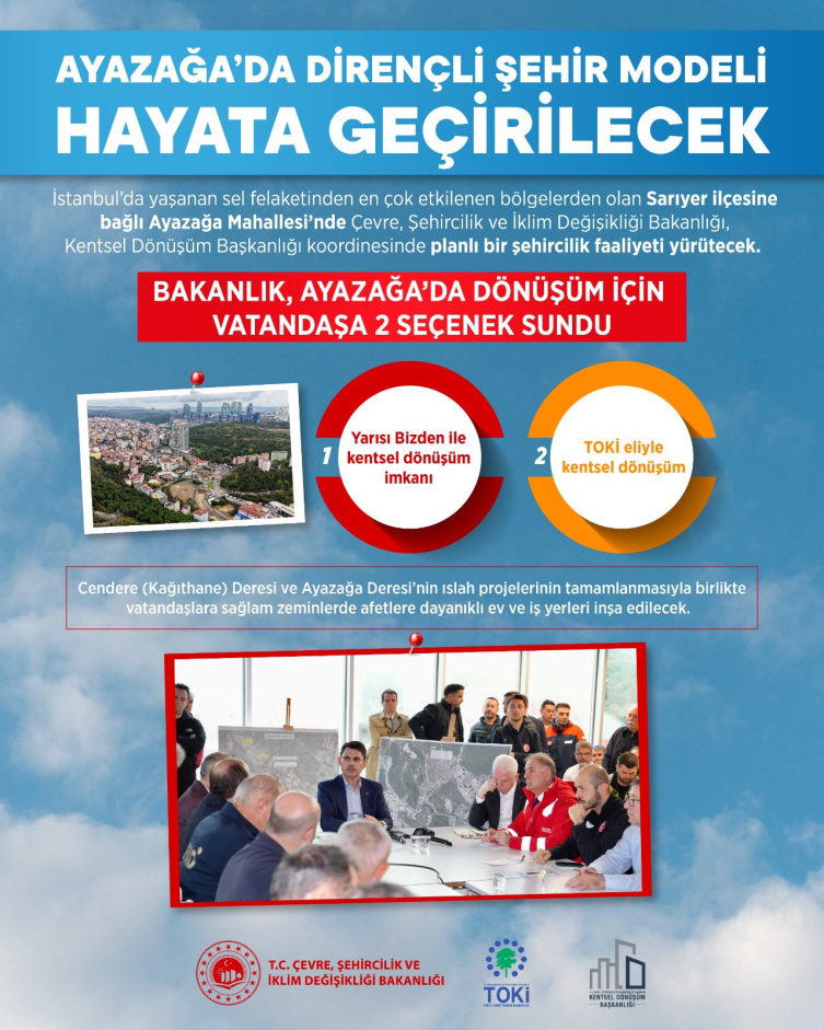 Ayazağa’da dirençli şehir modeli hayata geçirilecek