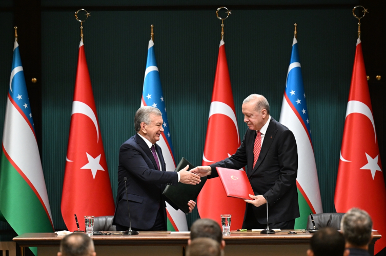 Türkiye ile Özbekistan arasında 5 anlaşma imzalandı